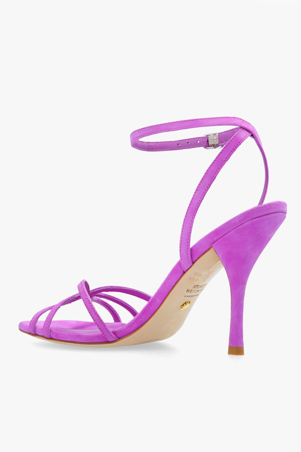 Purple barely there heels best sale